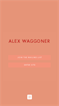 Mobile Screenshot of alexwaggoner.com